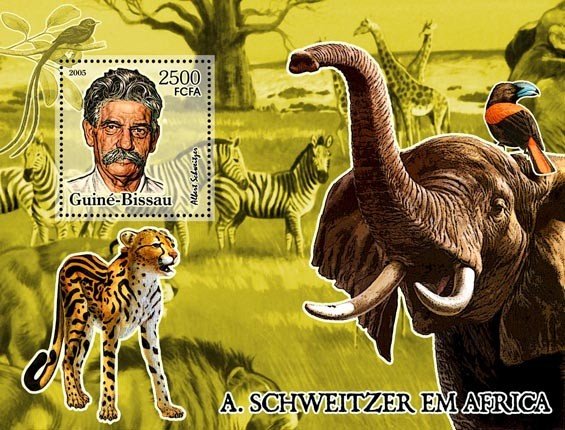 Colnect-5033-548-A-Schweitzer-in-Africa-animals.jpg