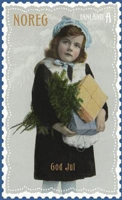 Colnect-1436-352-Girl-Holding-Christmas-Present.jpg