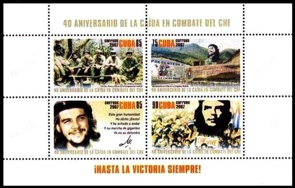 Colnect-2845-181-Che-Guevara-s-Fall-in-Combat-40th-Anniversary-M-S.jpg