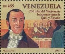 Colnect-410-240-Jos%C3%A9-Mar%C3%ADa-Espa%C3%B1a-proclamation-for-independence-being-read.jpg