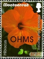Colnect-1523-976-OHMS-overprint---Hibiscus.jpg