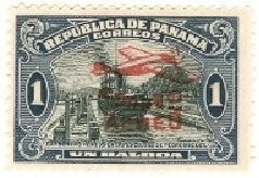 Colnect-4993-605-Ship-in-Pedro-Miguel-Overprinted.jpg