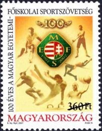 Colnect-495-826-Centenary-of-Hungarian-University-Sports-Federation.jpg