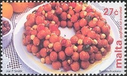 Colnect-618-361-Maltese-Cuisine--Chestnut-dessert.jpg