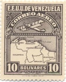 Colnect-318-918-Map-of-Venezuela-First-Series.jpg