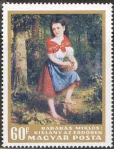 Colnect-590-900-Girl-in-the-Forest-by-Mikl-oacute-s-Barab-aacute-s.jpg