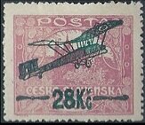 Colnect-5513-627-Hradcany-at-Prague---Overprint-Airplane-and-new-value.jpg