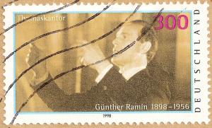 Timbre_Allemagne_1998_Gunther_Ramin_obl.jpg