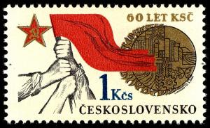 Colnect-4002-970-Czechoslovakian-Communist-Party-60th-Anniv.jpg