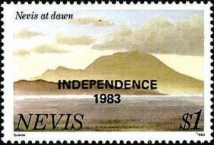 Colnect-4411-340-Nevis-at-dawn---overprinted.jpg