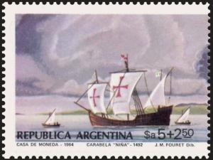 Colnect-4899-663-Spain-84--amp--Argentina-85---Caravel--quot-Ni-ntilde-a-quot-.jpg