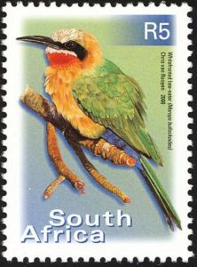 Colnect-2339-557-White-fronted-Bee-eater-Merops-bullockoides.jpg
