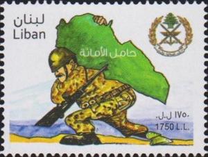 Colnect-3079-331-Soldier-carrying-map-of-Lebanon.jpg
