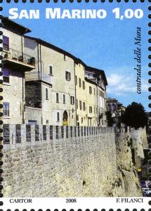 Colnect-712-577-San-Marino---Historic-Centre-and-Mount-Titano-on-the-UNESCO.jpg