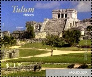 Colnect-2351-433-Archeology-in-Tulum.jpg