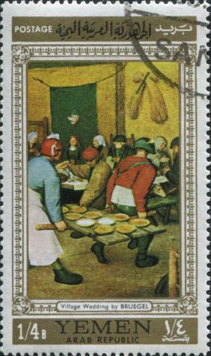 Colnect-5611-223-Peasant-wedding-by-Pieter-Bruegel-te.jpg