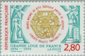 Colnect-146-293-Grand-Lodge-of-France-1894-1994.jpg