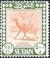 Colnect-1698-763-Postman-with-Dromedary-Camelus-dromedarius.jpg