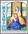 Colnect-3402-528-Madonna-and-Child-with-St-Anne-by-Jean-de-Bruges.jpg