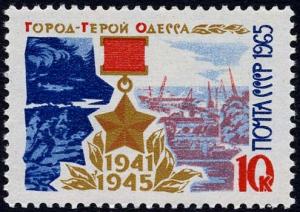 Colnect-2086-681-Gold-star-and-scene-of-defense-of-Odessa.jpg