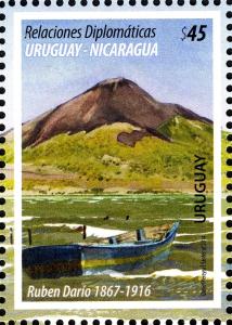 Colnect-3047-190-Diplomatic-Relations-Uruguay---Nicaragua.jpg