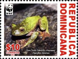 Colnect-1611-241-Hispaniolan-Green-Treefrog-Hypsiboas-heilprini.jpg