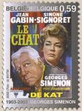 Colnect-563-580-100th-Birthday-Georges-Simenon-Le-chat---De-kat.jpg