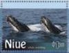 Colnect-4759-143-Humpback-Whale-Megaptera-novaeangliae-2-Whales-spyhopping.jpg