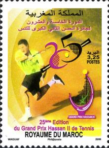 Colnect-609-722-25th-Anniversary-of-the-Tennis-Tournament-Grand-Prix-Hassan.jpg