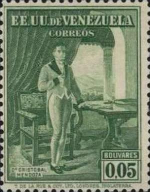 Colnect-1413-370-Centenary-of-the-death-of-Dr-Cristobal-Mendoza.jpg