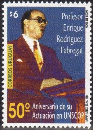 Colnect-1233-356-Prof-Rodriguez-Fabregat-as-UN-Commissioner-for-Palestine.jpg