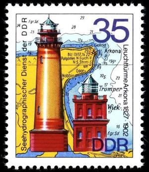 Colnect-348-003-Arkona-Lighthouse-in-1827-and-1902.jpg