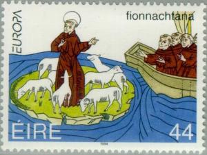 Colnect-129-193-St-Brendan-Dicovering-the-Faroe-Islands.jpg