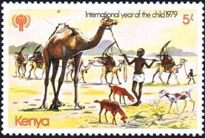 Colnect-2716-157-Children-with-camels.jpg