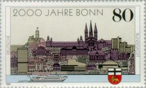 Colnect-153-609-Important-buildings-in-Bonn-ship-coat-of-arms.jpg