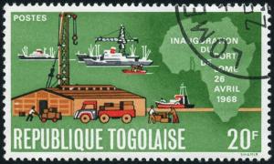 Colnect-3732-830-Harbor-activities-and-map-of-Africa.jpg