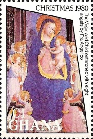 Colnect-2229-483-Virgin-and-Child-Enthroned-with-Eight-Angels.jpg