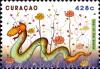 Colnect-2603-477-Snake-and-flowers.jpg