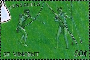 Colnect-5572-226-Venezuela-Indian-bow-and-spear-hunters.jpg