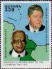 Colnect-4768-719-Clinton-and-Jagan-with-Guyana-map.jpg