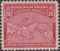 Colnect-2590-235-Airplane-over-Map-of-Panama.jpg