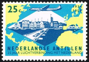 Colnect-2210-878-Map-Atlantic-ocean-and-view-of-Willemstad.jpg
