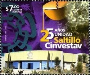 Colnect-2351-420-25th-Anniversary-of-the-Cinvestav-Unidad%C2%A0Saltillo.jpg