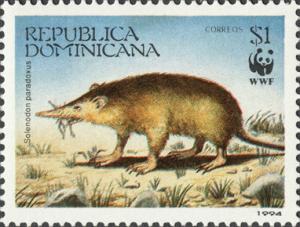 Colnect-3147-462-Hispaniolan-Solenodon-Solenodon-paradoxus.jpg