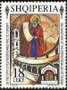Colnect-1505-133-Church-saint-holding-scroll-Berat-and-Kruj%C3%AB.jpg