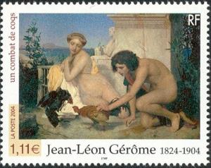 Colnect-545-630-Jean-Leon-Gerome-1824-1904--A-cockfight-.jpg