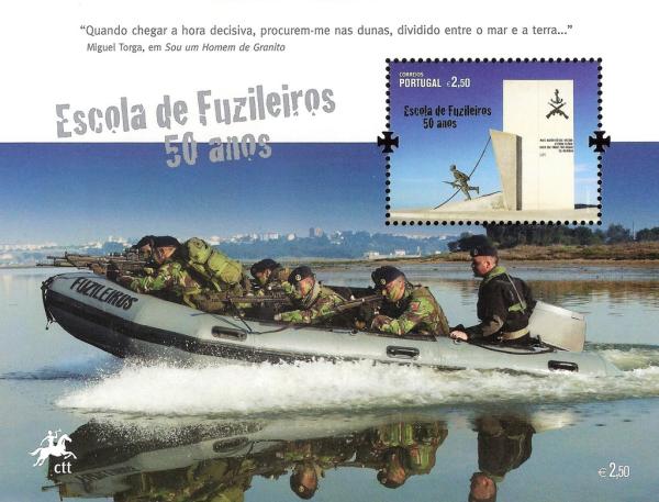 Colnect-1429-441-50-Years-of-the-School-of-the-Fuzileiros-Marine-Corps.jpg