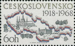 Colnect-438-448-Czechoslovakia-50th-Anniversary.jpg