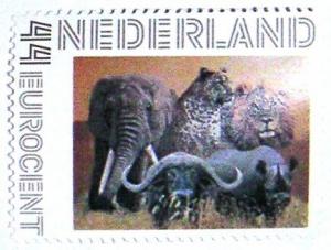 Colnect-1945-722-African-Elephant-Leopard-Lion-African-Buffalo-Rhinoceros.jpg
