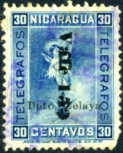 1900_30c_Nicaragua_telegraph_stamp_surcharged_15c_1905_with_Zelaya_overprint_1911.JPG